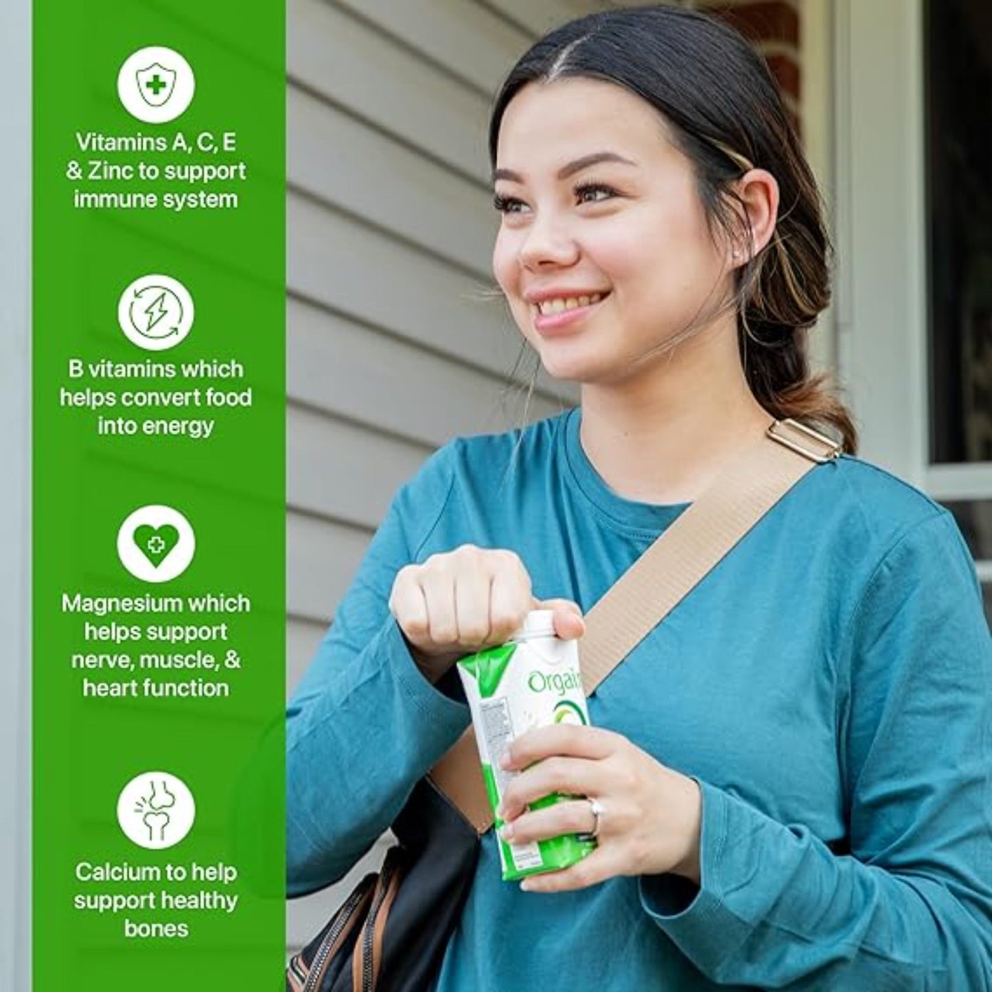 Orgain Organic Nutritional Protein Shake, Vanilla Bean - 16g Grass Fed Whey Protein, Meal Replacement, 20 Vitamins & Minerals, Fruits & Vegetables, Gluten Free, Non-GMO, 11 Fl Oz (12 Pack)